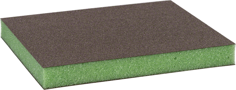 Spons pengamplasan Bosch untuk penyelesaian permukaan halus.