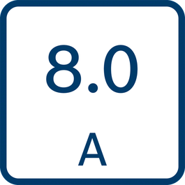 Arus pengisian 8.0 A