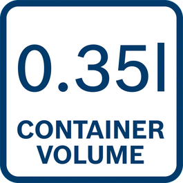 Volume kontainer 0.35 l 