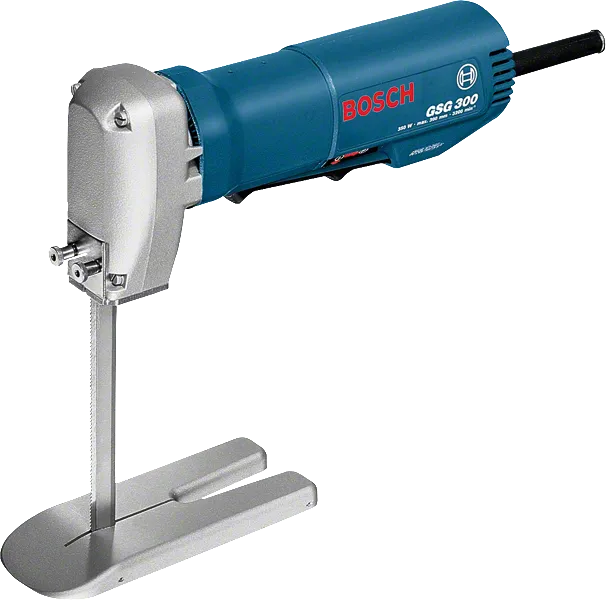 Pemotong karet busa Bosch GSG 300 untuk pemotongan yang presisi.