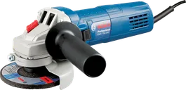 Penggiling sudut Bosch GWS 750-100 dengan pegangan samping.