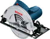 Gergaji bundar genggam Bosch GKS 235 Turbo untuk kayu.