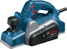 Planer Bosch GHO 6500 dengan kenop kedalaman yang dapat disesuaikan.