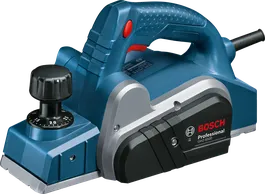 Planer Bosch GHO 6500 dengan kenop kedalaman yang dapat disesuaikan.