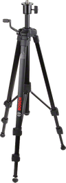 Tripod bangunan Bosch BT 150 dengan ketinggian yang dapat disesuaikan.