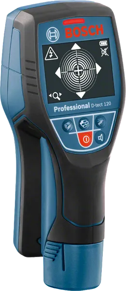 Pemindai dinding Bosch D-tect 120 untuk mendeteksi objek.