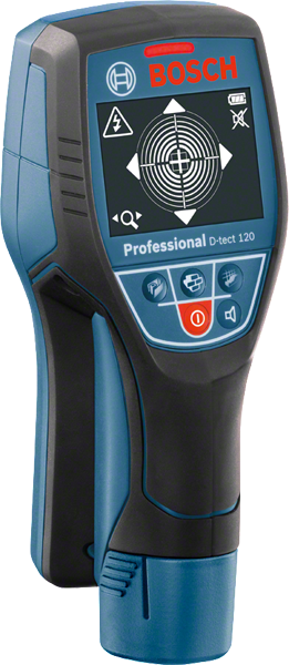 Pemindai dinding Bosch D-tect 120 untuk mendeteksi objek.