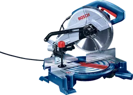 Gergaji mitra Bosch GCM 10 MX dengan mata gergaji 254 mm.