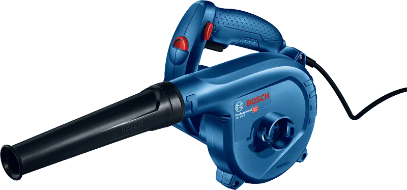 Blower Bosch GBL 800 E dengan fitur penghisap debu.