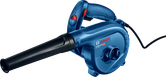 Blower Bosch GBL 800 E dengan fitur penyedotan debu.