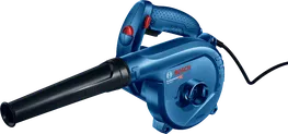 Blower Bosch GBL 800 E dengan fitur penyedotan debu.