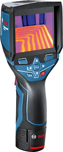 Kamera pencitraan termal Bosch GTC 400 C mendeteksi pola panas.