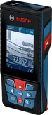 Alat ukur laser Bosch GLM 150 C dengan tampilan digital.