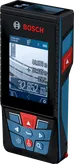 Alat ukur laser Bosch GLM 150 C dengan tampilan digital.