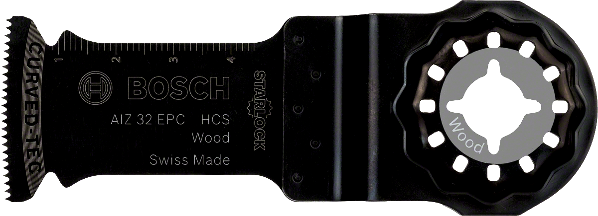 Mata pisau pemotong kayu Bosch Starlock AIZ 32 EPC.
