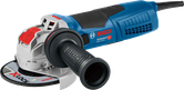 Penggiling sudut Bosch GWX 17-125 S dengan sistem X-LOCK.