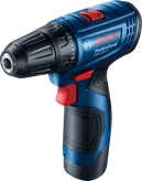 Bor nirkabel Bosch GSR 120-LI, desain ringkas.