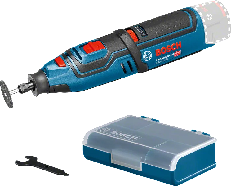 Set alat putar nirkabel Bosch GRO 12V-35.