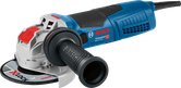 Penggiling sudut Bosch GWX 17-125 S dengan sistem X-LOCK.