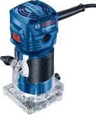 Router telapak Bosch GKF 550, desain ringkas 550W.