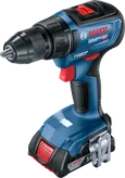 Bor tanpa kabel Bosch GSR 18V-50 dengan baterai 2,0Ah.