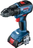 Bor tanpa kabel Bosch GSR 18V-50 dengan baterai 2,0Ah.