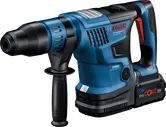 Palu putar nirkabel Bosch GBH 18V-36 C dengan baterai 8Ah.