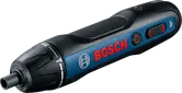 Obeng nirkabel Bosch GO dengan torsi yang dapat disesuaikan.