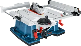 Gergaji meja Bosch GTS 10 XC dengan kereta geser.