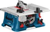 Gergaji meja nirkabel Bosch GTS 18V-216 dengan motor tanpa sikat BITURBO.