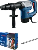 Palu penghancur Bosch GSH 500 Max dengan pahat.