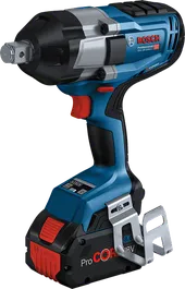 Kunci pas benturan nirkabel Bosch GDS 18V-1050 H untuk baut M14-M24.