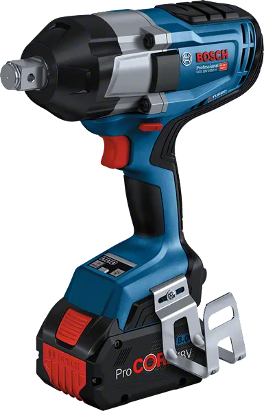 Kunci pas benturan nirkabel Bosch GDS 18V-1050 H untuk baut M14-M24.