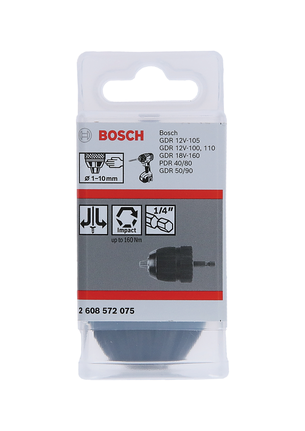 Bor hex Bosch 1/4″.