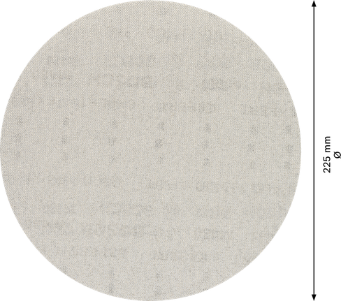 Cakram jaring pengamplasan Bosch EXPERT M480 225 mm G 80.