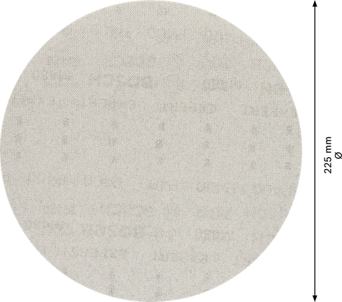 Cakram jaring pengamplasan Bosch EXPERT M480 225mm G100.