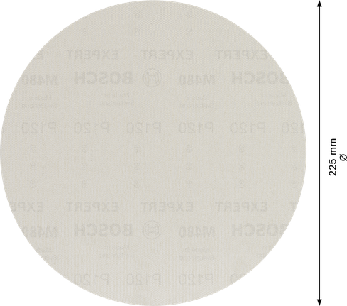 Jaring Pengamplasan Bosch EXPERT M480 cakram G120 225 mm.