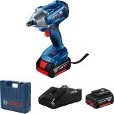 Set kunci pas benturan nirkabel Bosch GDS 250-LI 18V.