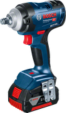 Kunci pas benturan nirkabel Bosch GDS 18V-400, torsi maks. 400 Nm.