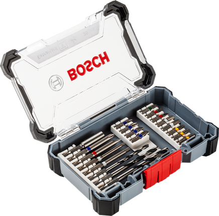 Set bor dan penggerak Bosch Pick & Click berisi 20 buah.