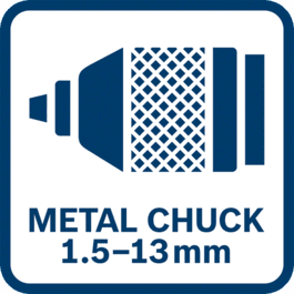  Chuck logam tanpa kunci 1,5-13 mm
