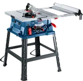 Gergaji meja Bosch GTS 254 dengan meja 555 x 555 mm.