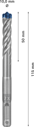 Mata bor palu Bosch SDS plus-7X 10x115 mm.