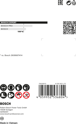 Roda Logam Berlian Bosch EXPERT 105×20/16 mm.