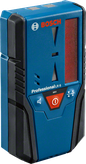 Penerima laser Bosch LR 6, terlindungi dari debu dan cipratan.