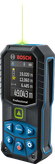 Pengukur laser Bosch GLM 50-27 CG dengan layar tampilan.