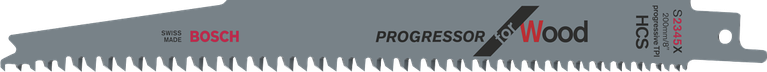 Mata gergaji bolak-balik Bosch Progressor untuk Kayu.