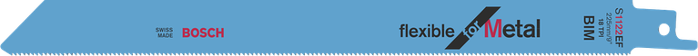 Mata gergaji bolak-balik fleksibel Bosch untuk logam.