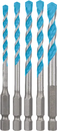 Set mata bor Bosch EXPERT HEX-9 MultiConstruction isi 5 buah.