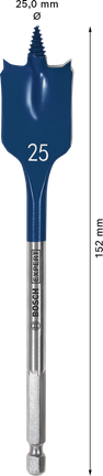 Mata Bor Spade EXPERT Self Cut Speed 25 x 152 mm Mata Bor Spade EXPERT Self Cut Speed 25 x 152 mm